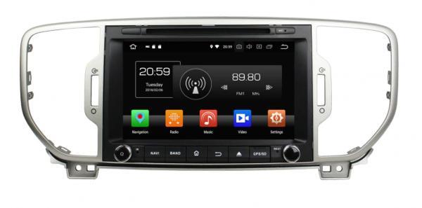 Магнитола Kia Sportage 2016-2018 Anndroid 9.0 IPS DSP модель GF-8077 KD